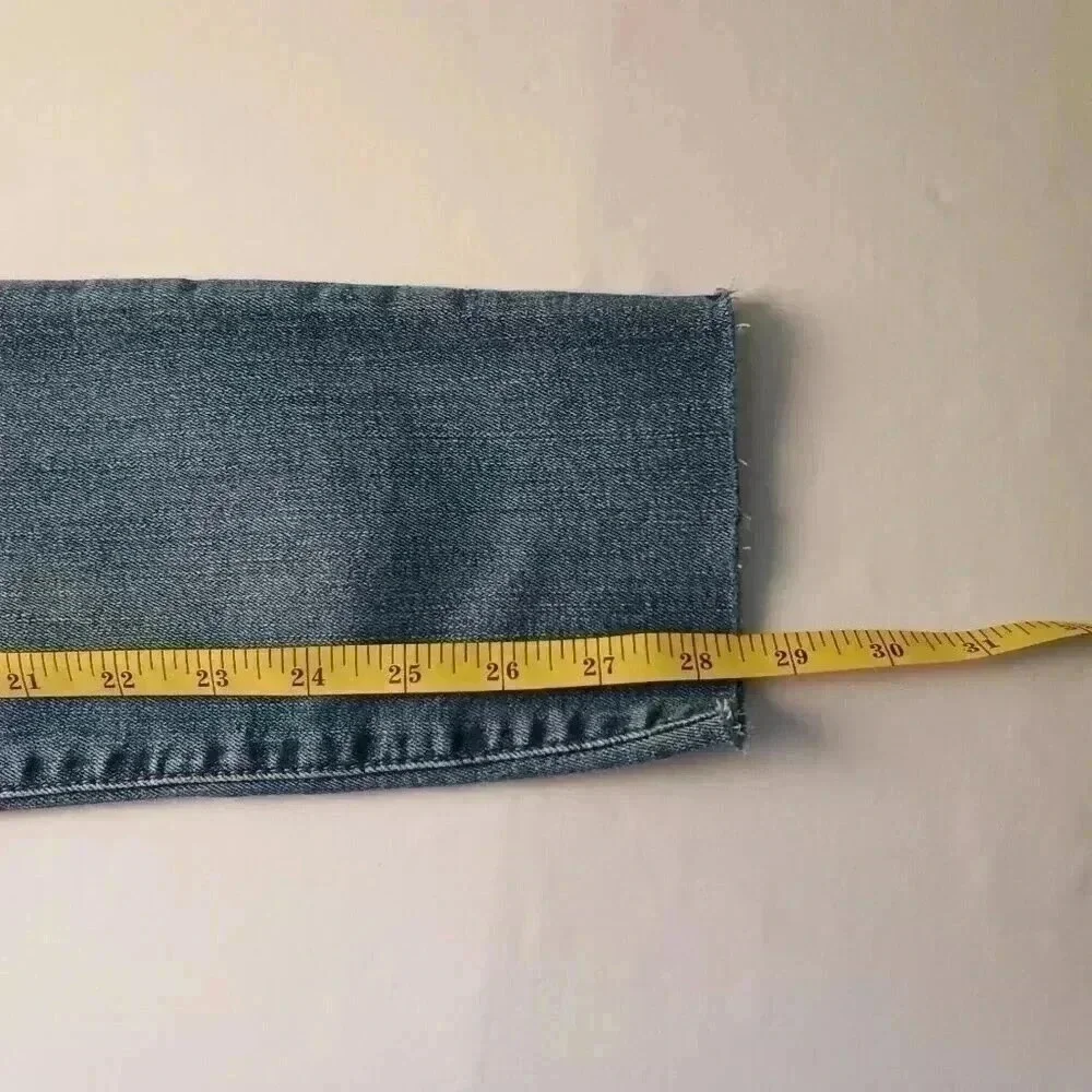 Gap Womens High Rise Skinny Jeans Blue Size 27/4 Distressed Button Fly Raw Hem